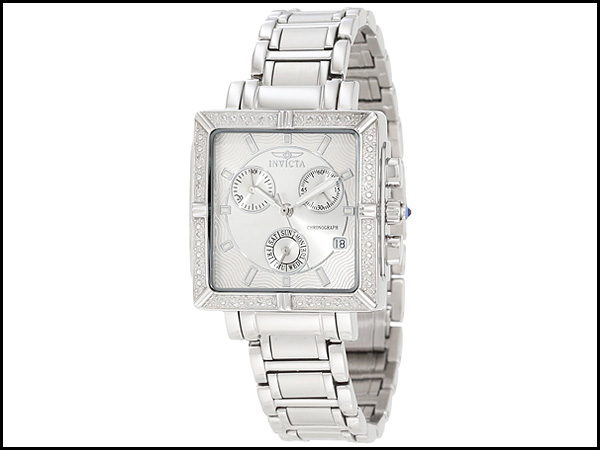 Invicta-Women's-5377-Square-Angel-Diamond-Stainless-Steel-Chronograph-Watch Invicta-Women's-5377-Square-Angel-Diamond-Stainless-Steel-Chronograph-Watch