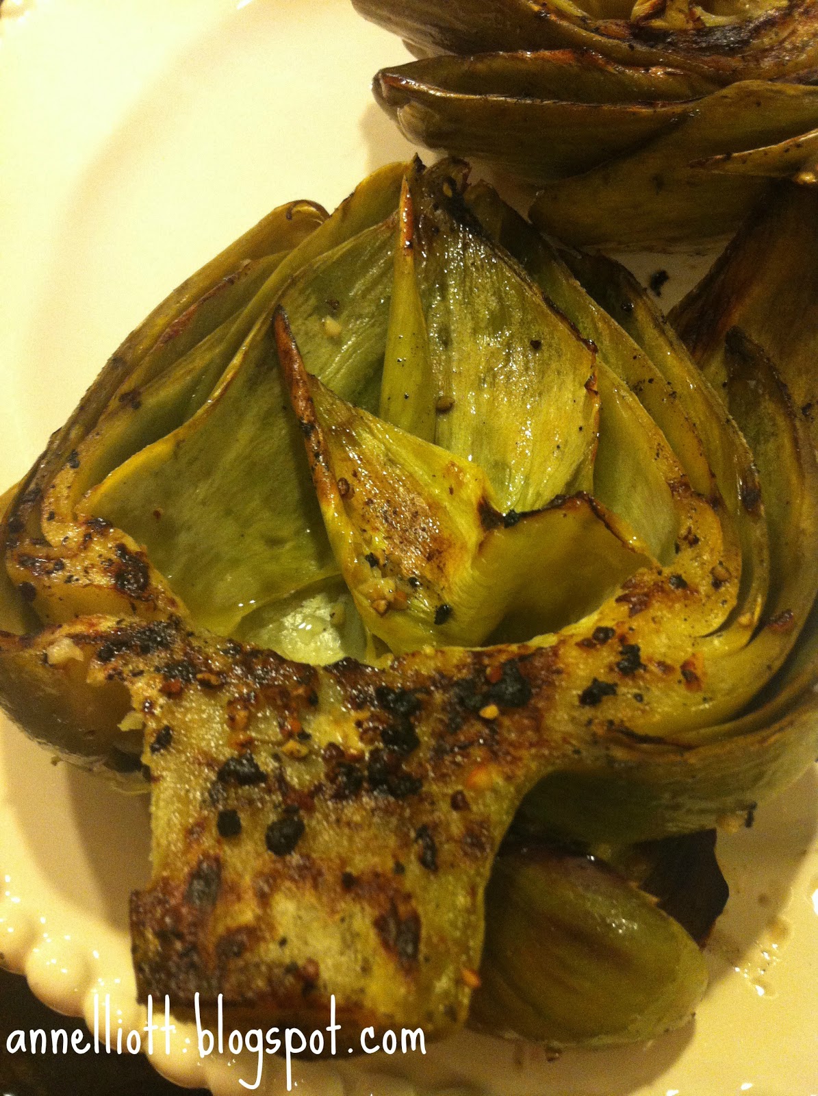 ann elliott grilled artichokes