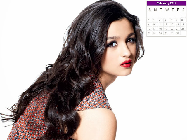 Alia Bhatt Calendar 2014