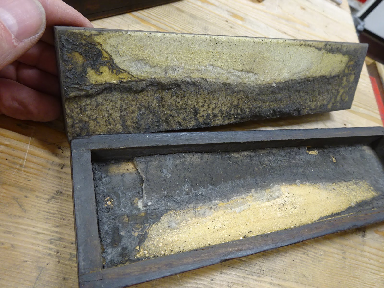 Woodworking in a Tiny Shop Rehabilitating an Old Oil Stone