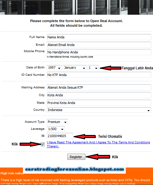 Cara membuka akun forex trading di malaysia