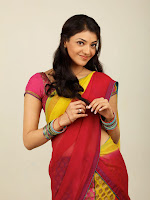 Kajal Agarwal Cute Half Saree Hot photo Shoot-cover-photo