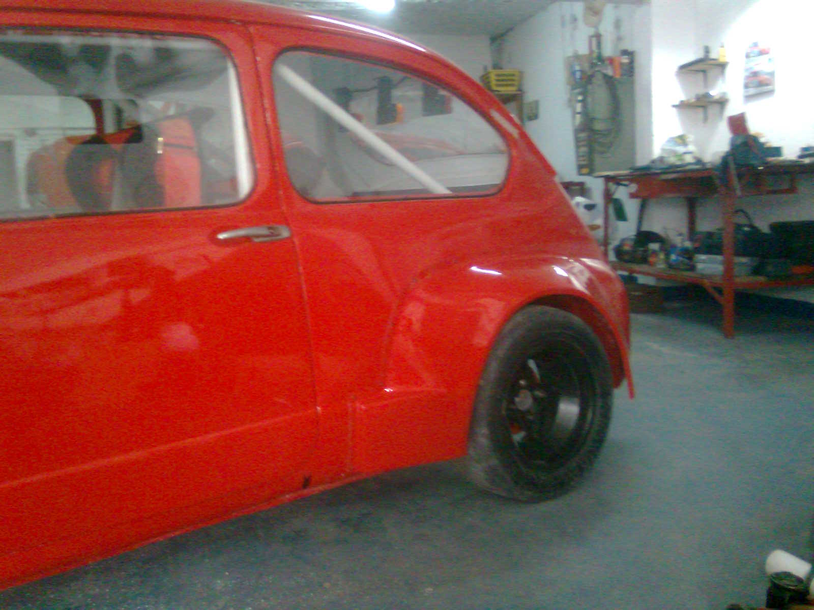 PRFV Plasticos Reforzados FIAT 600 FENDERS TRASEROS EVOLUTION DCR