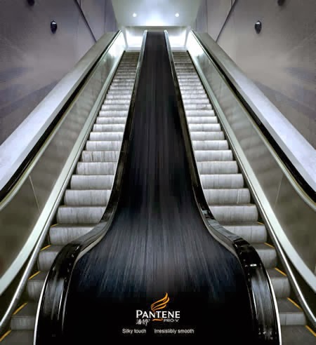 pantene ads on escalators pantene Ads on escalators