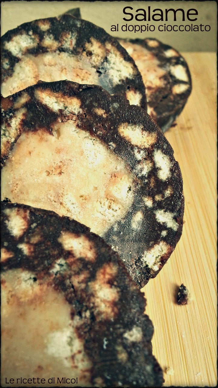 SALAME AI 2 CIOCCOLATI Le ricette di Micol