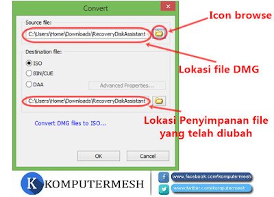 Cara Mengubah (Convert) File DMG Menjadi ISO Cara Mengubah (Convert) File DMG Menjadi ISO