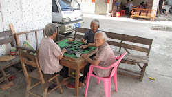 Majong and old ladies.