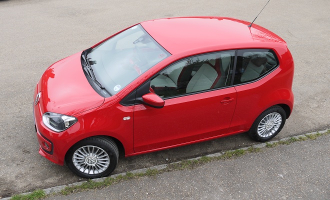 VW Up from high up