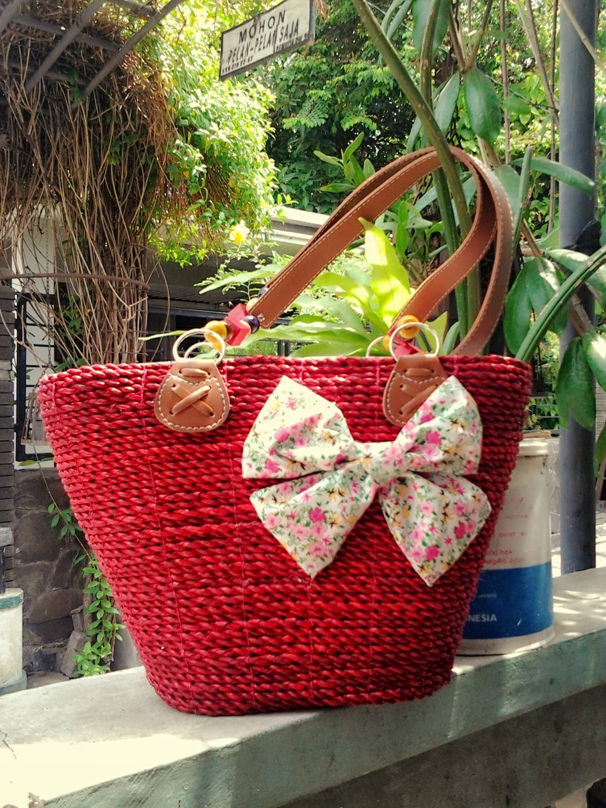 Tas Mendong kotak etek Rp.50000 ~ TAS ANYAMAN JOGJA