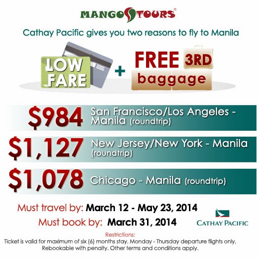Cathay Pacific's Low Fare + Free Baggage Allowance