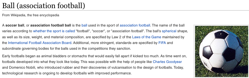 http://en.wikipedia.org/wiki/Ball_%28association_football%29#FIFA_World_Cup