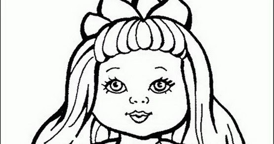 COLOREA TUS DIBUJOS: Muñeca para colorear y pintar