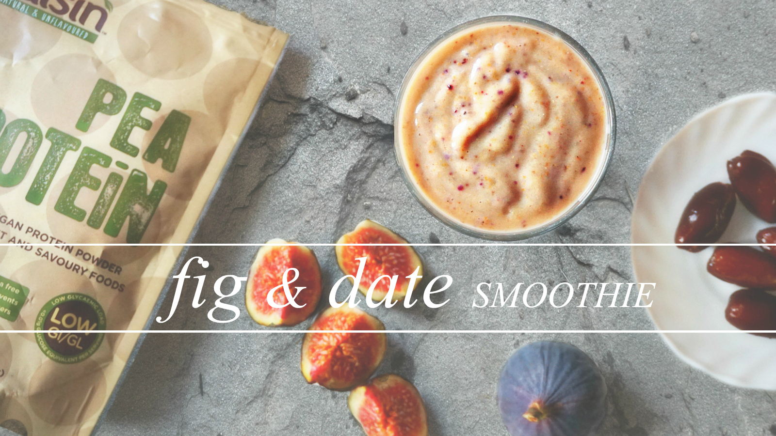 Fig & Date Smoothie Recipe Pure Power Panda