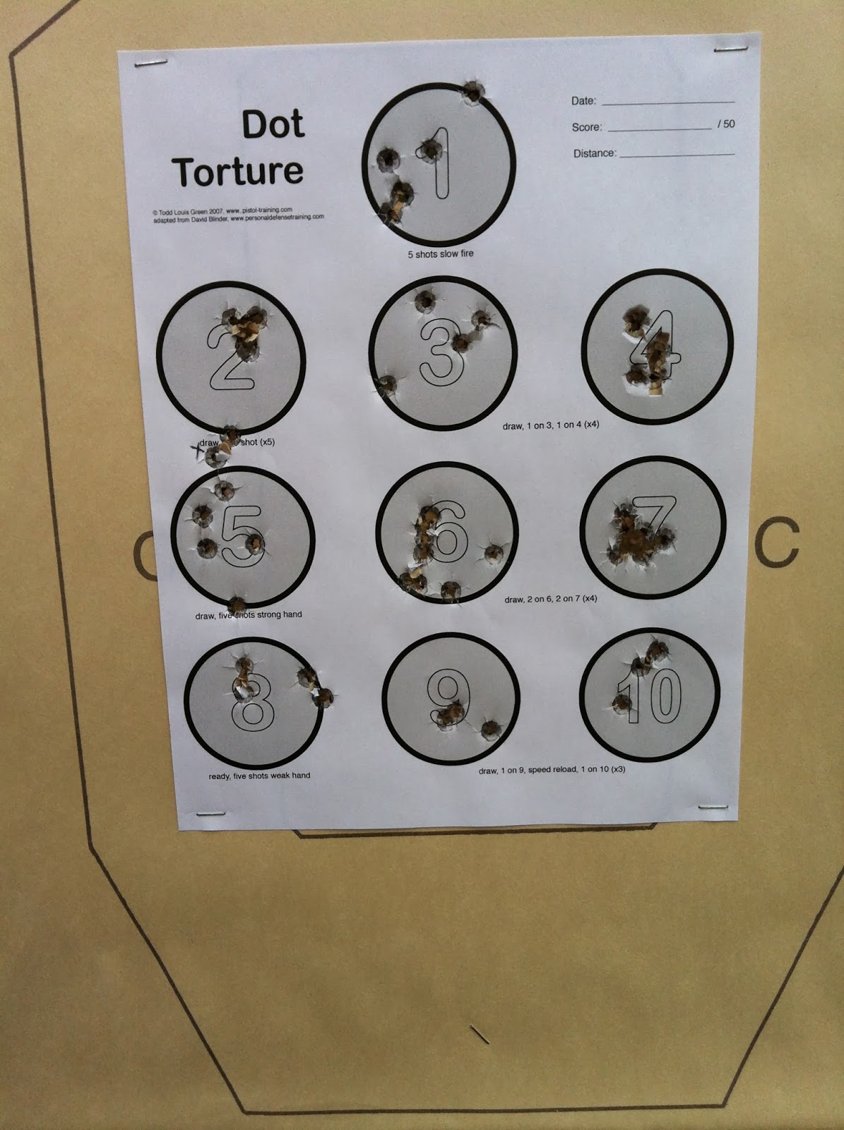 Musings Over a Barrel Dot Torture Drill 49/50