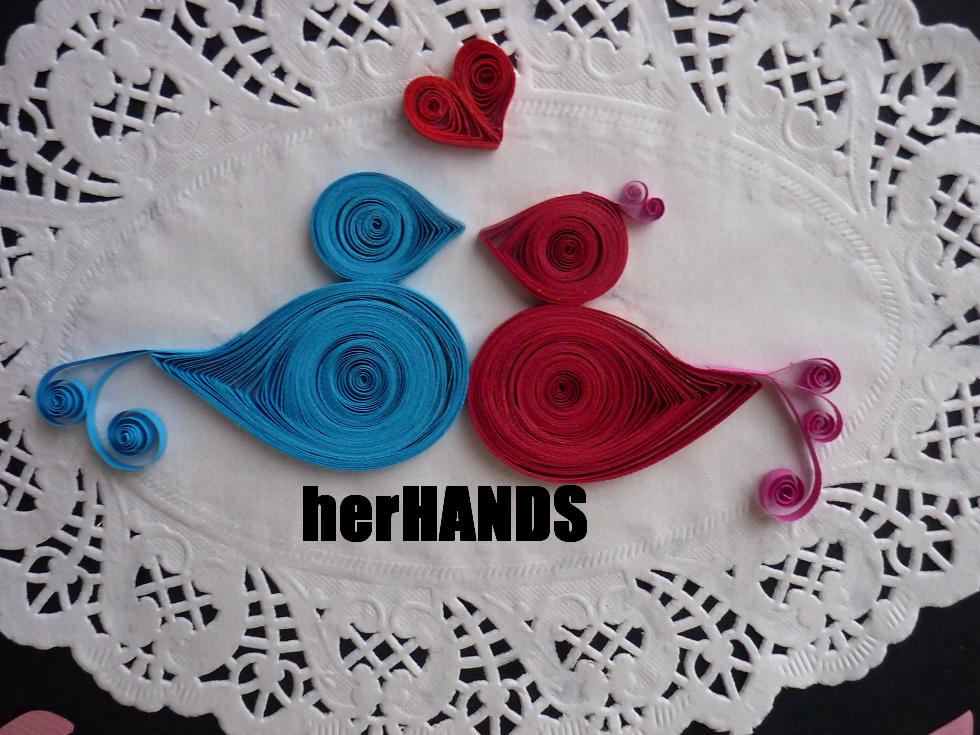 Her Hands Quilling Wedding Board 2