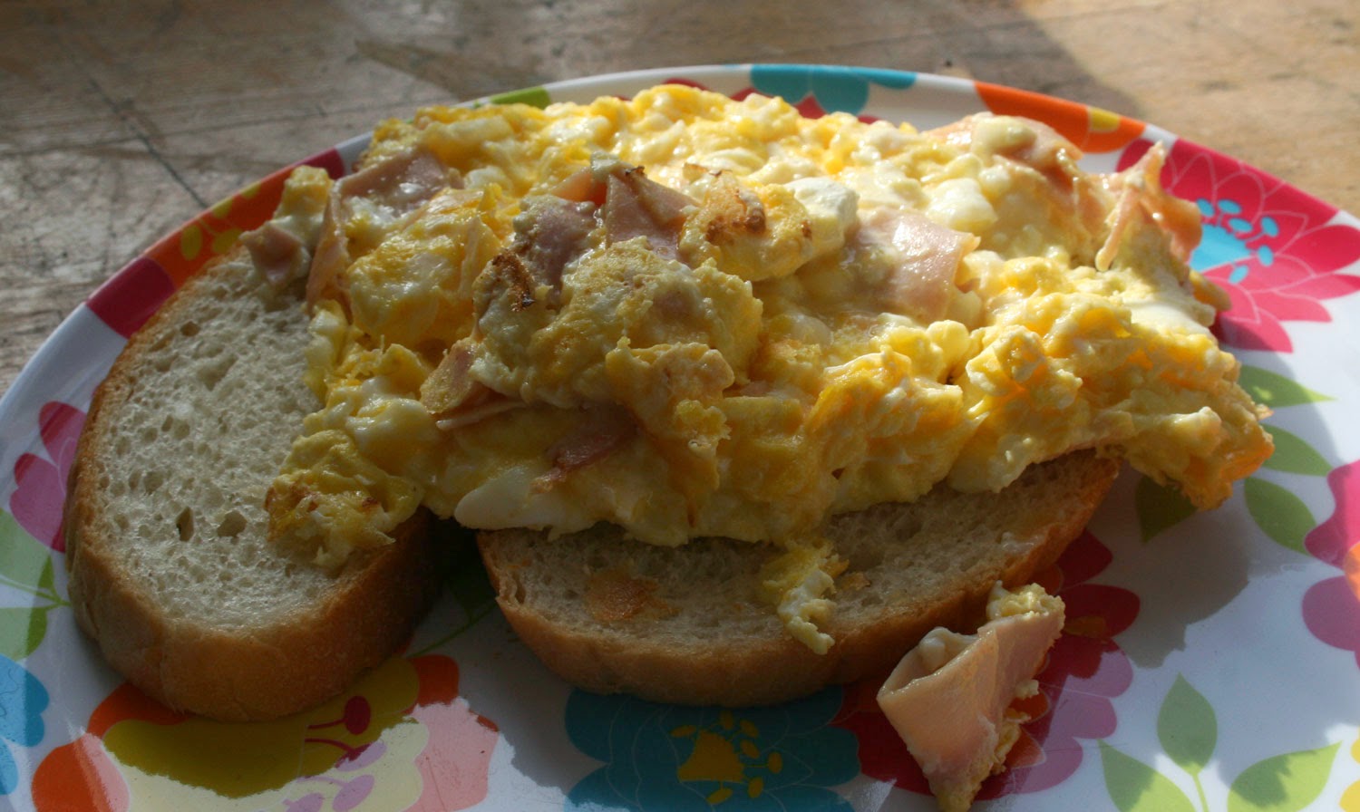 Cheese and ham omelette Cheese and ham omelette