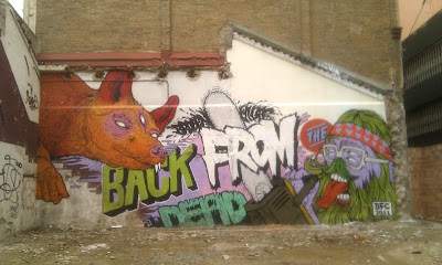 Easter Graffiti on Barcelona Sights