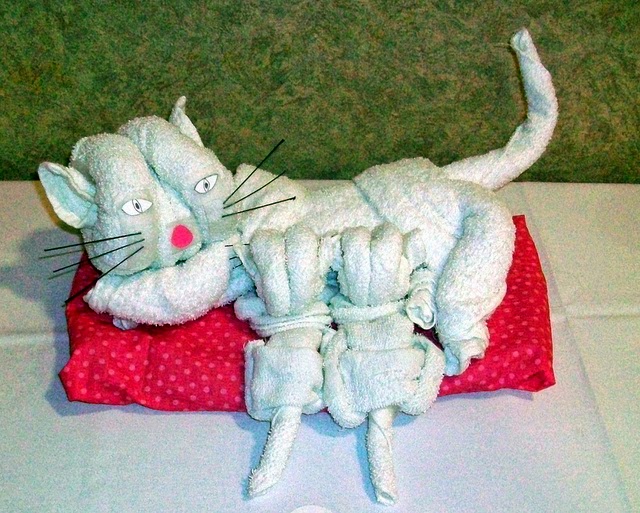 Art Now and Then Towel Art