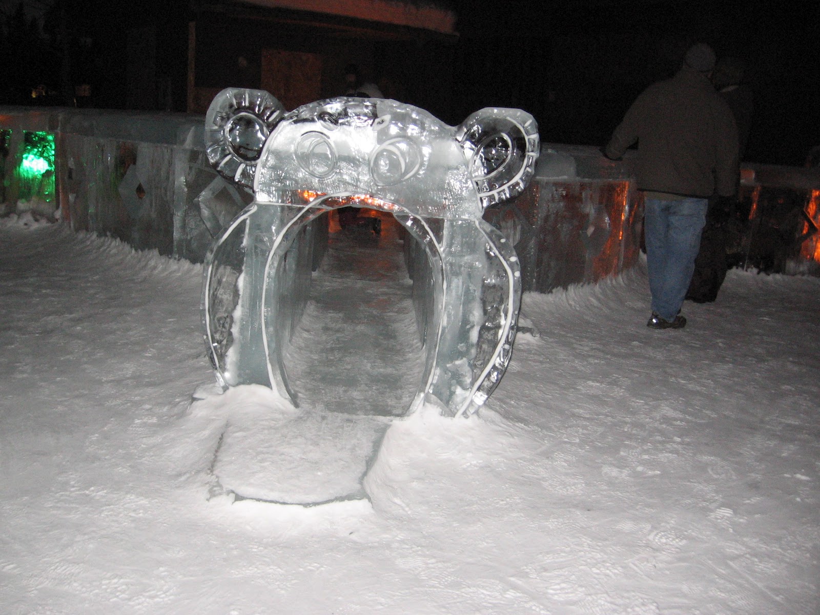Homemade Alaska Ice Sculptures At Ice Alaska