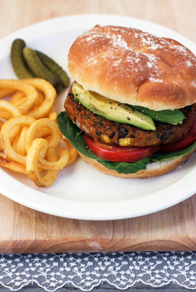 Amanda k. by the Bay Black Bean & Yam Burgers