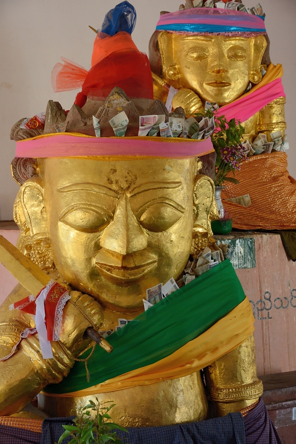 Nats at Shwezigon Pagoda in Bagan, Myanmar