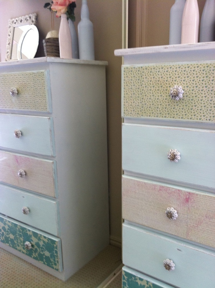 Baazi Home Style Decoupage Chest of Drawers