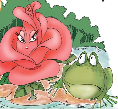 A rosa e o sapo A rosa e o sapo