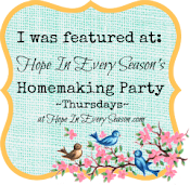 I was Featured on Homemaking Party!