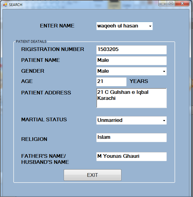 Hospital management system project in c