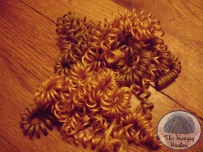 hungry hooker curly yarn doll