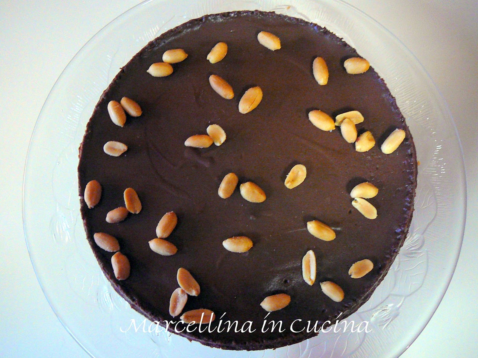 Marcellina in Cucina Nigella's Chocolate peanut butter cheesecake