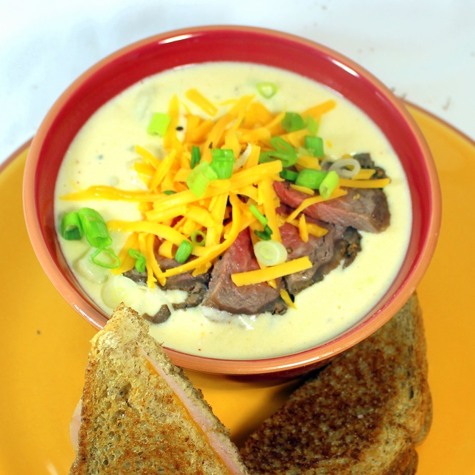 52 Ways to Cook Cheesy Steak and Potato Soup 52 Soup, Stew and