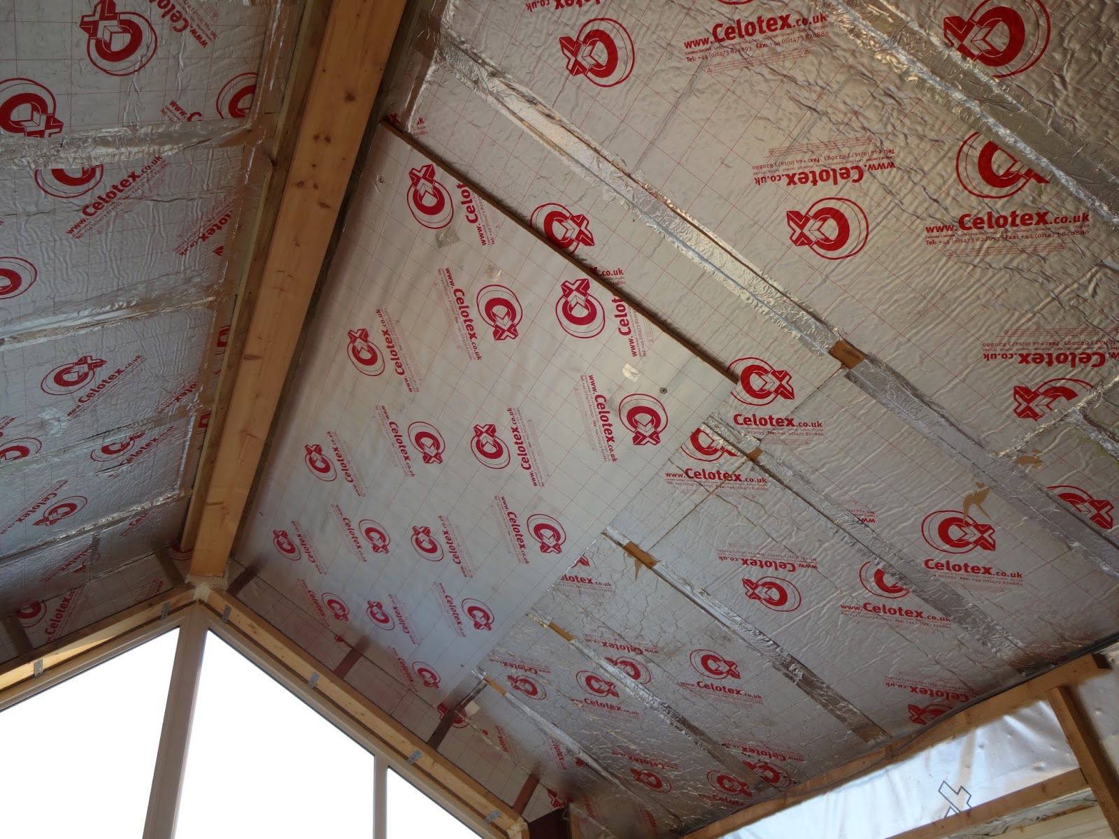 V&A's Home Build Boarding Ceilings First floor vaulted