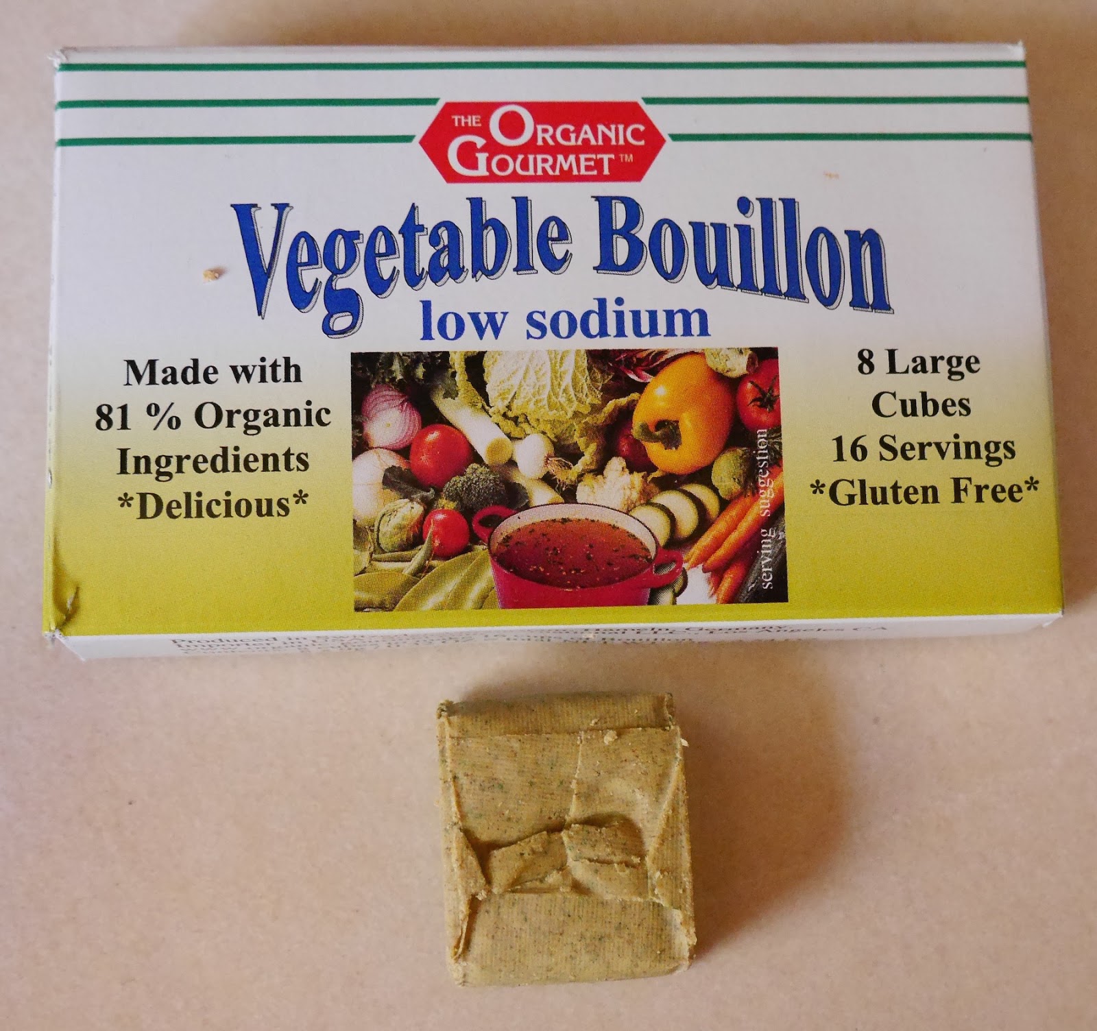 Vegetable Bouillon Cubes Organic by The Organic Gourmet
