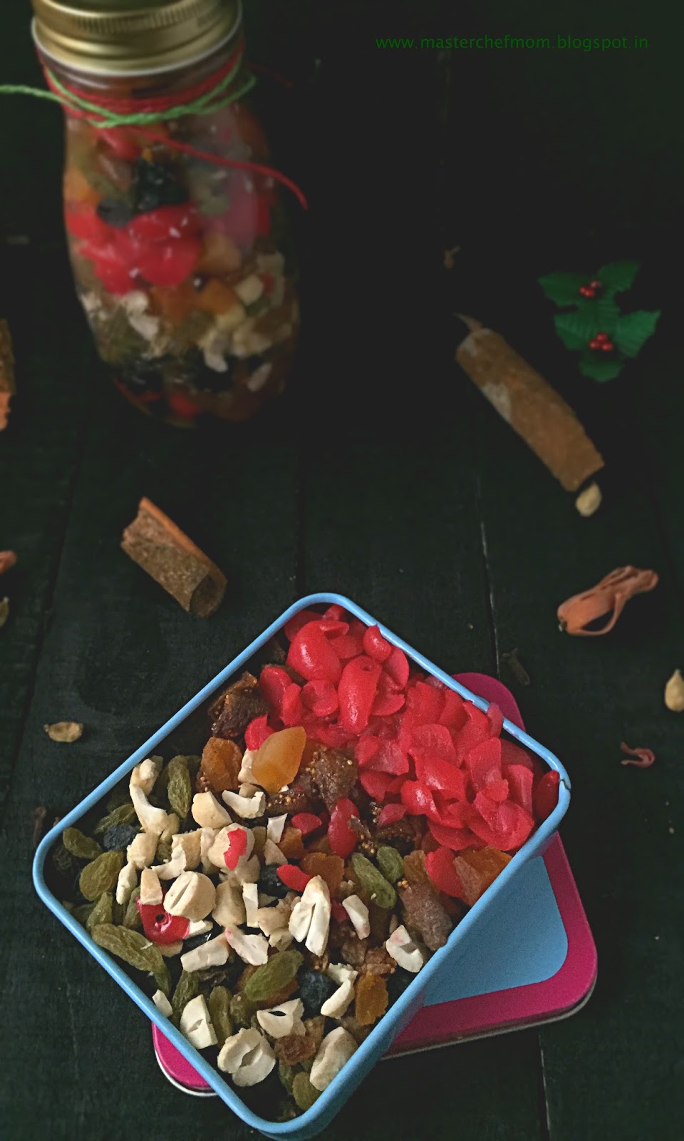 MASTERCHEFMOM Soaking Dry Fruits for Christmas Cake How to soak Dry