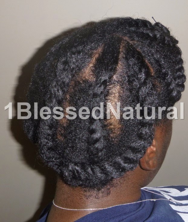 Copyright 2015 1BlessedNatural - completed flat twists