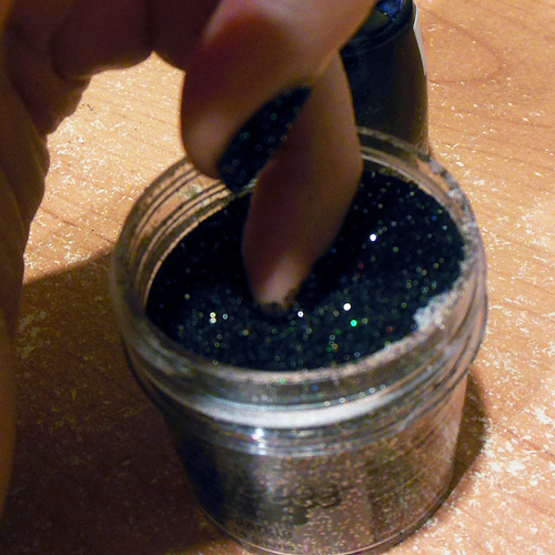 The Makeup Box Gravel Nails Emboss Powder Nail Look!