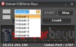 Injek Indosat Update Server bayu