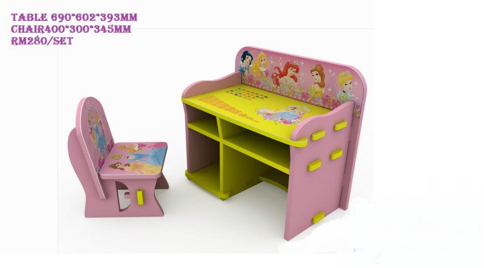 Babynkidsstuff Disney Children Table And Chair Set