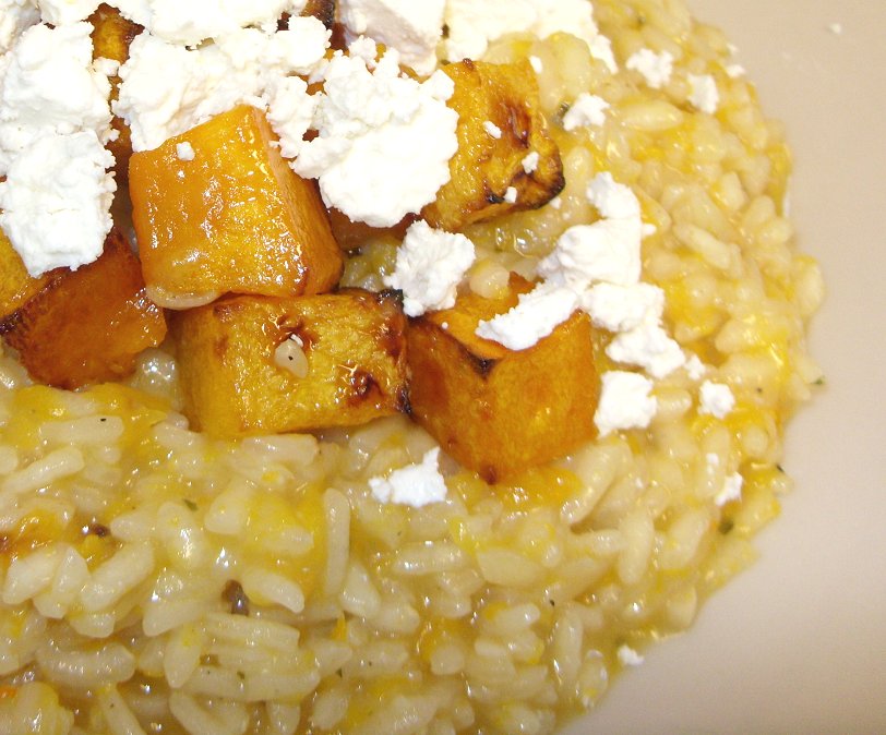 Jenny Eatwell's Rhubarb & Ginger Roasted Butternut Squash & Goat's