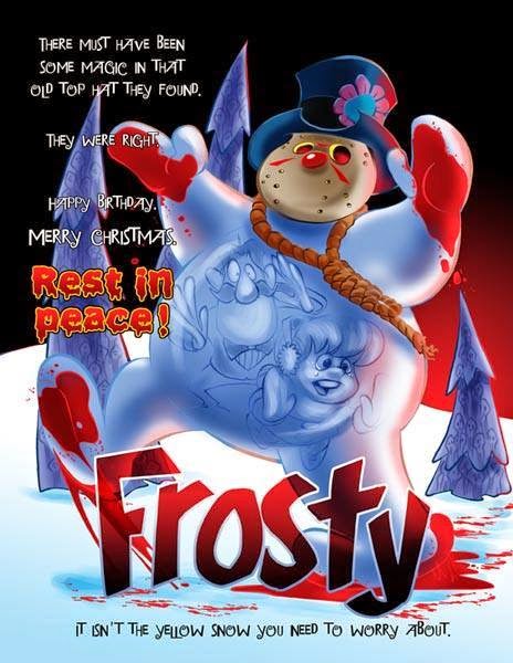 Merry Christmas From Frosty The...Voorhees Man?
