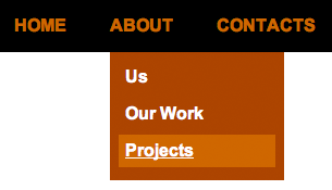 CSS: drop down menu tutorial CSS: drop down menu tutorial