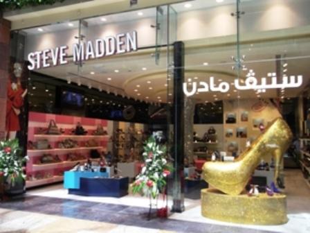 ... retailer Steve Madden is getting noticed in the Middle East