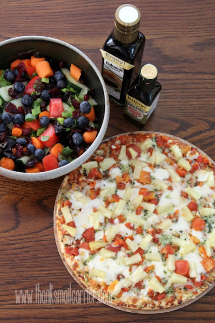 pizza and salad #MyCPKPizza 