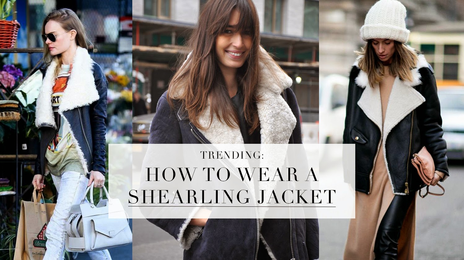 Trending How to wear a shearling jacket Fitzroy Boutique