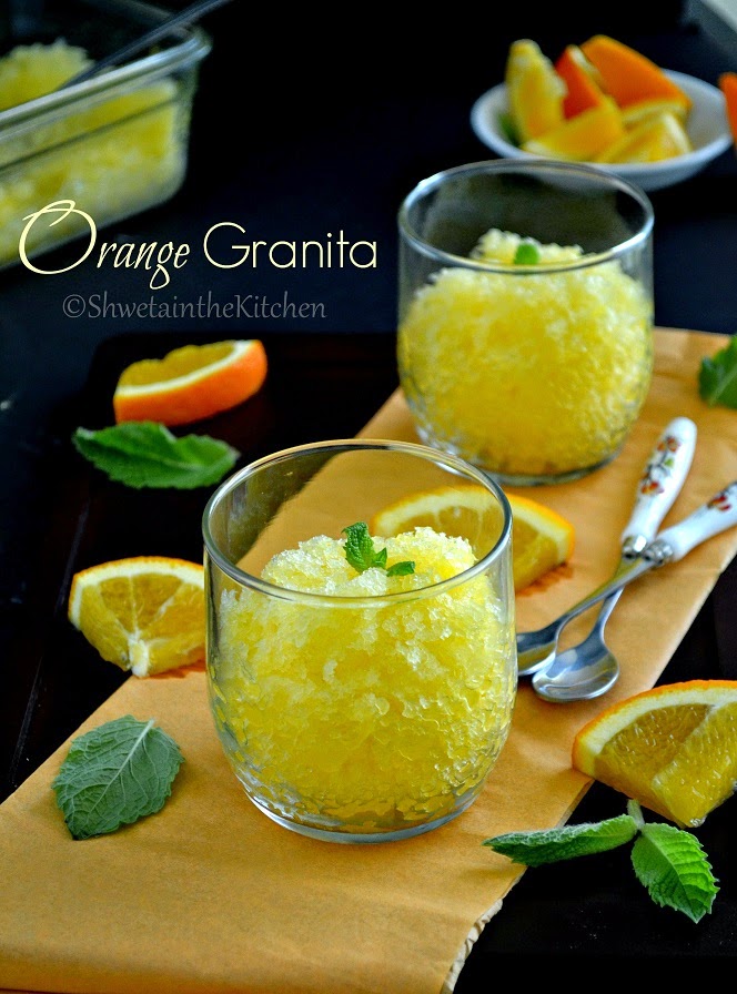 orange granita