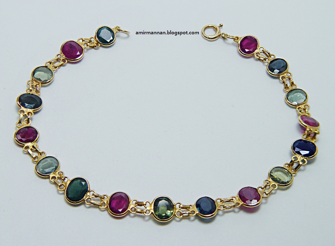 Tourmaline Fashion Beautiful Pakistani Bracelet Jewellery Collection 4