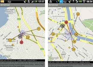 APP ANDROID PER LOCALIZZARE LA POSIZIONE ESATTA DELLE ANTENNE DI RETI GSM 3G
