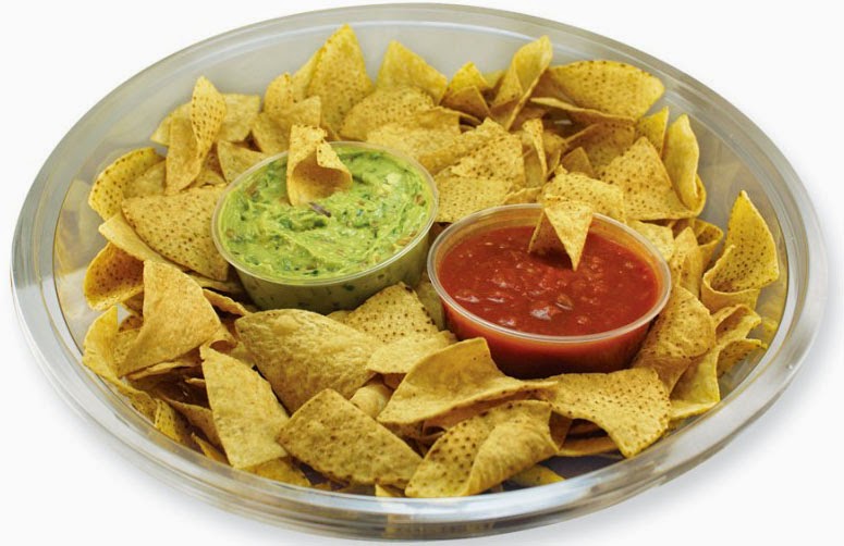 Fiesta Combo Platter with BBQ Chicken Salad Bowl, Chips and Salsa Ingallina's Box Lunch Blog