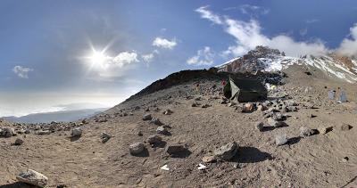 Panorama del Kilimangiaro su Street View.